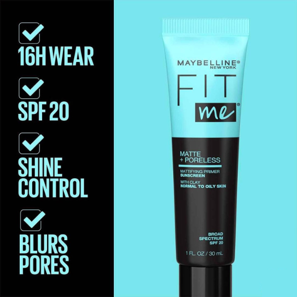 Maybelline – Fit Me Matte + Poreless Primer 30ml