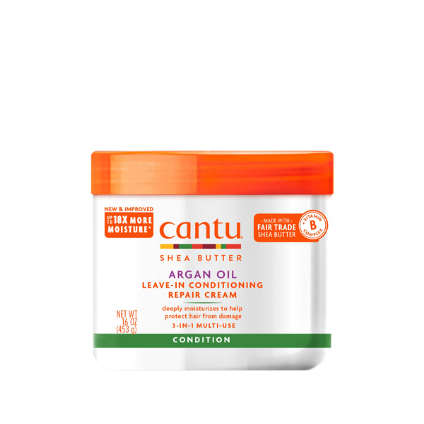 Cantu – Shea Butter Argan Oil Leave-In Conditioning Repair Cream 453g