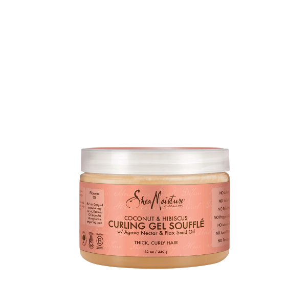 Shea Moisture – Coconut Hibiscus Gel Soufflé Pour Boucles 340g