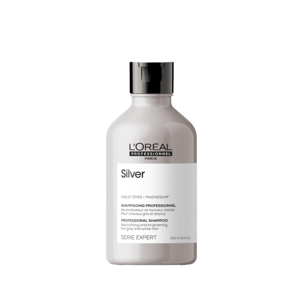 L’Oréal – Professionnel Silver Shampoing Neutraliseur et Raviveur d’Eclat 300ml