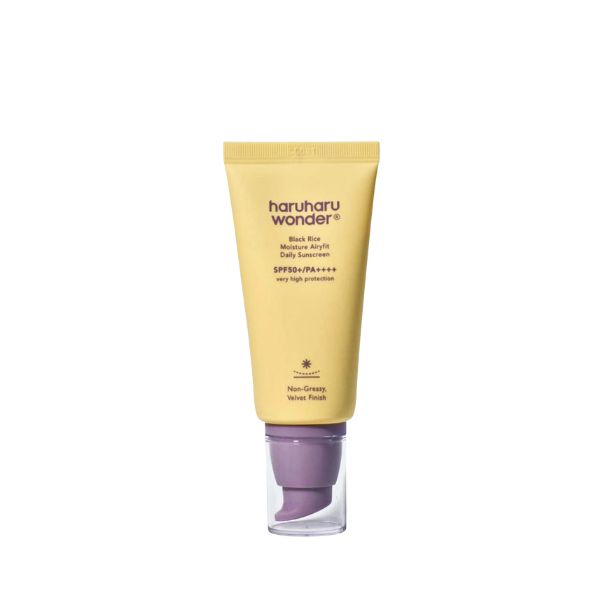 Haruharu Wonder – Crème Solaire Airyfit au Riz Noir SPF 50++++ 50ml