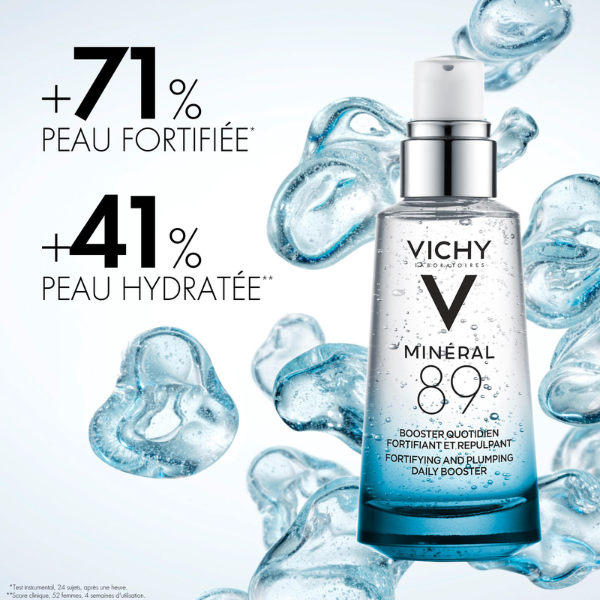 Vichy – Mineral 89 Sérum Booster Quotidien Fortifiant et Repulpant 50ml