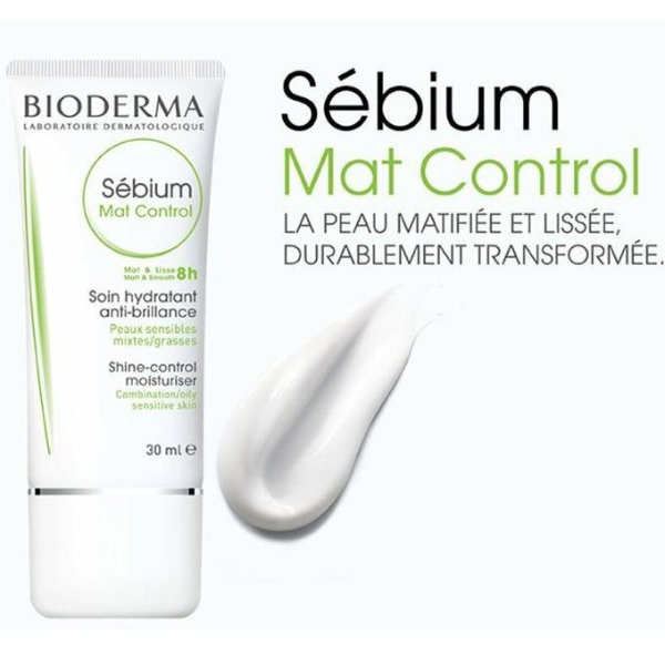 Bioderma – Sebium Mat Control Crème hydratante anti brillance 30ml