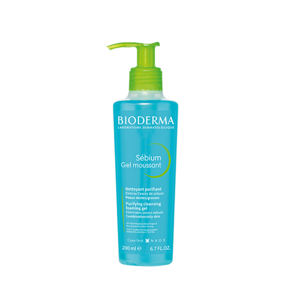 Bioderma – Sebium Gel Moussant Nettoyant Purifiant 200ml