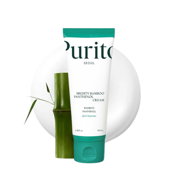 Purito - Mighty Bamboo Panthenol Crème Hydratante et Réparatrice 100ml