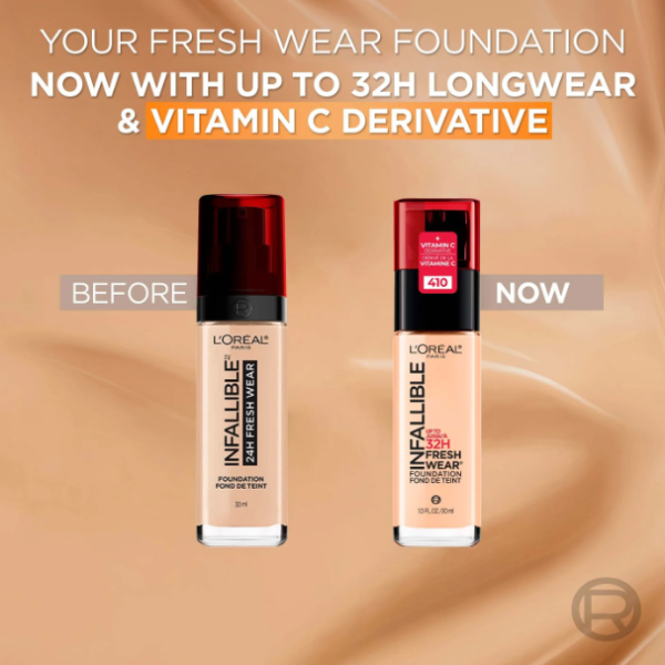L’Oréal – Infaillible Fond de Teint 32H Tenue & Fraîcheur