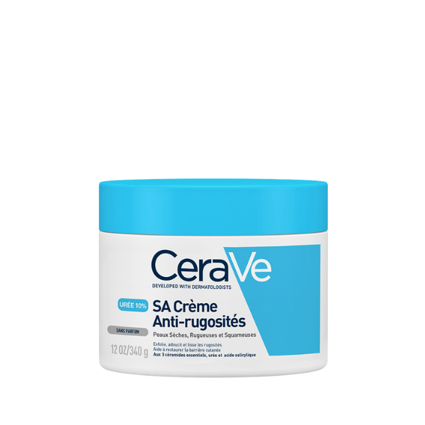 CeraVe - SA Crème Anti-Rugosités Peaux sèches et rugeuses 340g
