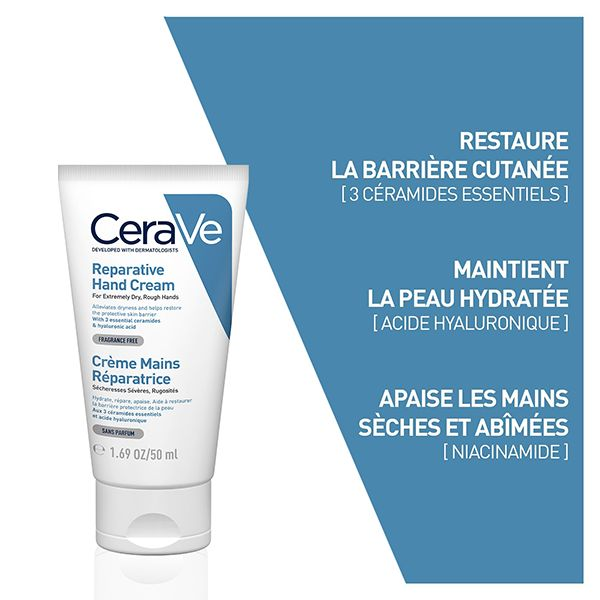 CeraVe - Crème Mains Hydratante Réparatrice 50ml