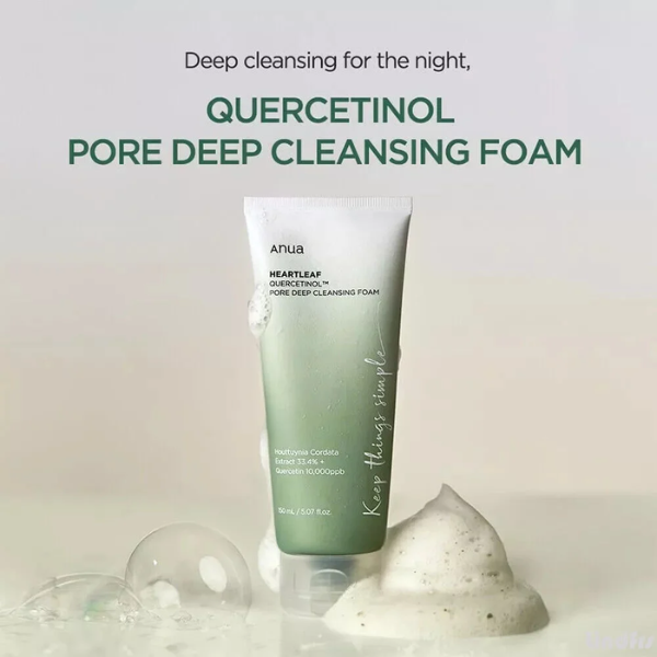 Anua - Heartleaf Quercetinol Pore Deep Cleansing Foam 150ml