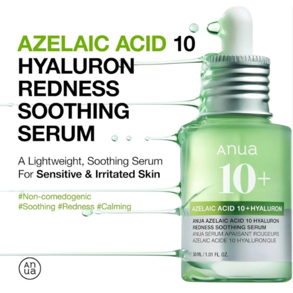 Anua - Azelaic Acid 10 Hyaluron Redness Soothing Serum 30ml