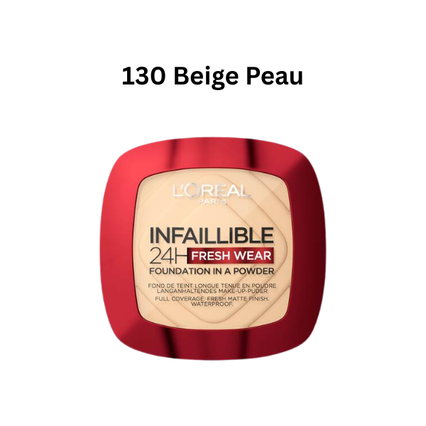 L’Oréal – Infaillible 24H Fresh Wear Fond de Teint en Poudre Longue Tenue 9g