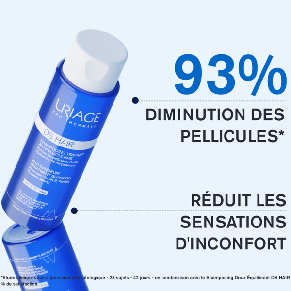 Uriage – DS Hair Shampooing Traitant Antipelliculaire Pellicules Modéréés 200ml