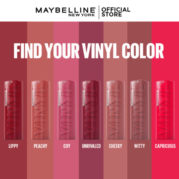 Maybelline – Superstay Vinyl Ink Brillant à Lèvres Effet Glossy 4,2ml