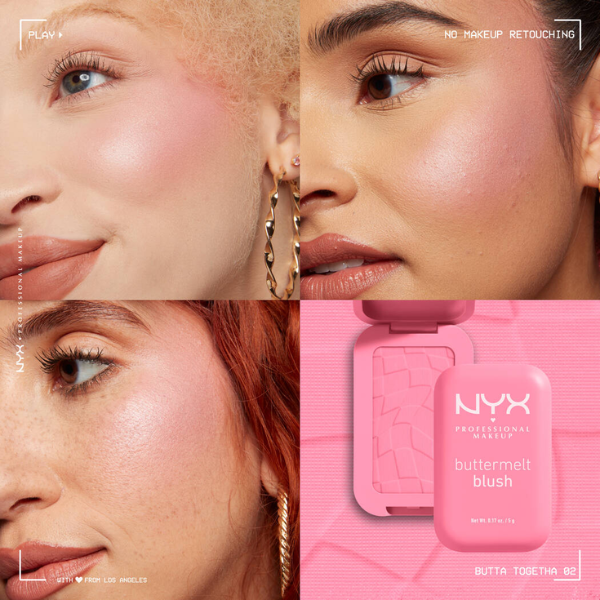 NYX - Buttermelt Blush en Poudre 5g