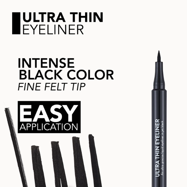 Flormar – Ultra Thin Eyeliner Black 1ml