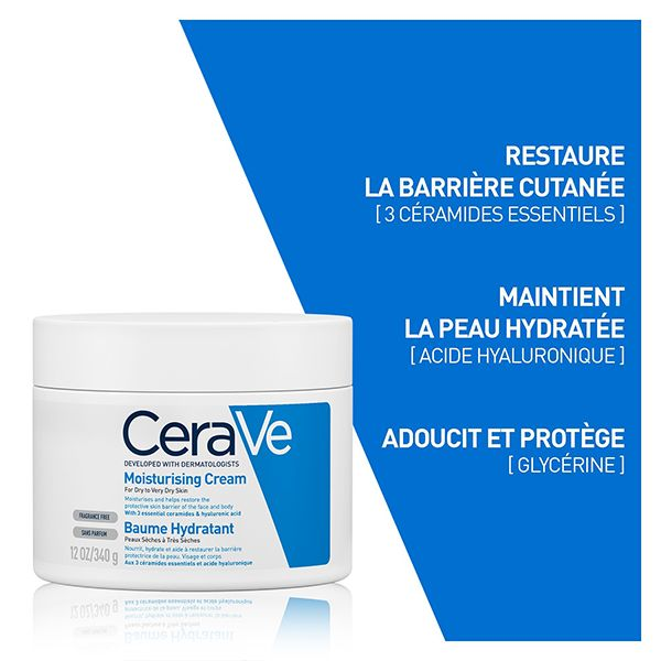 CeraVe - Baume Hydratant Peaux sèches 340g